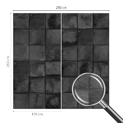 Fototapeta s potlačou na vliese Sivé dlaždice