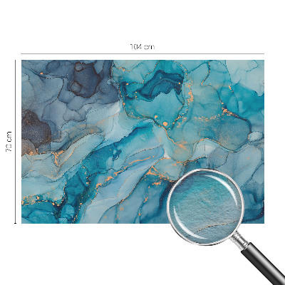 Fototapeta na mieru do spálne Modrá abstrakcia