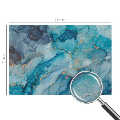 Fototapeta na mieru do spálne Modrá abstrakcia