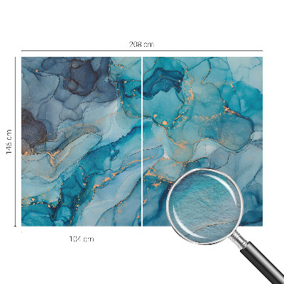 Fototapeta na mieru do spálne Modrá abstrakcia