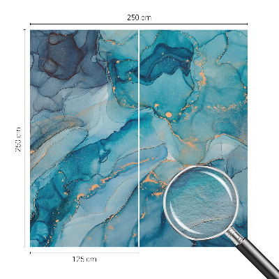 Fototapeta na mieru do spálne Modrá abstrakcia