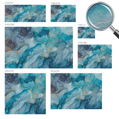 Fototapeta na mieru do spálne Modrá abstrakcia