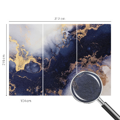 Tapeta Tmavomodré vlny