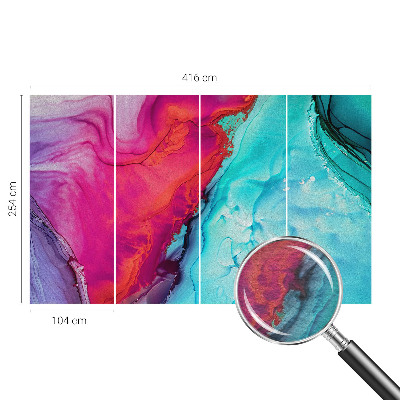 Vliesová tapeta Farebná vlna