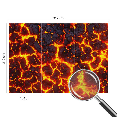 Fototapeta na mieru Silná magma