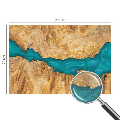 Vliesová fototapeta do spálne Drevo a živica