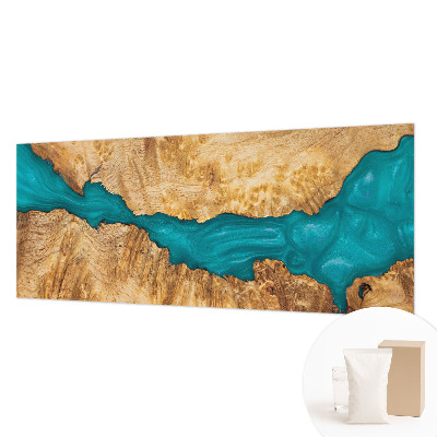 Vliesová fototapeta do spálne Drevo a živica