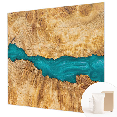 Vliesová fototapeta do spálne Drevo a živica