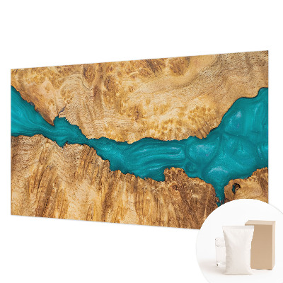 Vliesová fototapeta do spálne Drevo a živica