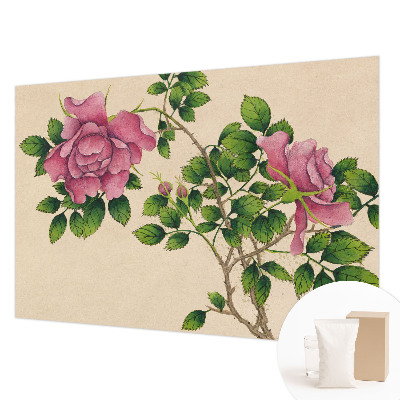 Moderná fototapeta na mieru Romantické ruže