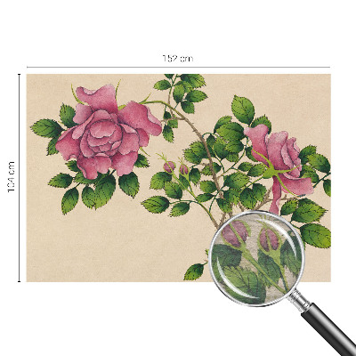 Moderná fototapeta na mieru Romantické ruže