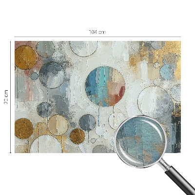 Fototapeta na mieru do obývačky Geometrické kruhy