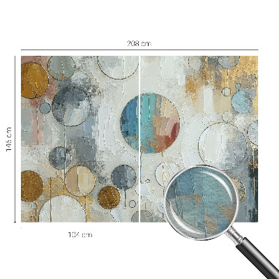 Fototapeta na mieru do obývačky Geometrické kruhy