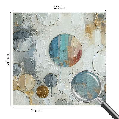 Fototapeta na mieru do obývačky Geometrické kruhy