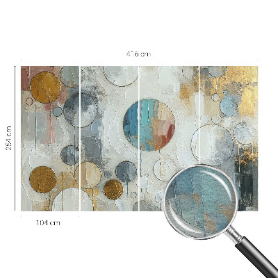 Fototapeta na mieru do obývačky Geometrické kruhy