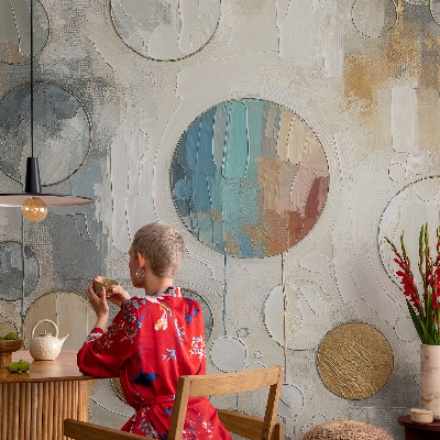 Fototapeta na mieru do obývačky Geometrické kruhy