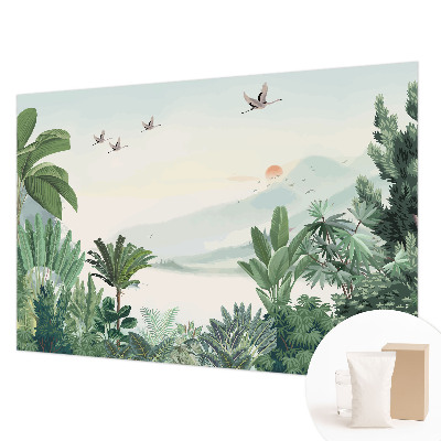 Tapeta na stenu s motívom tropickej oázy