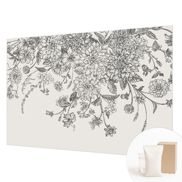 Vliesová tapeta na stenu Kvetinový vzor