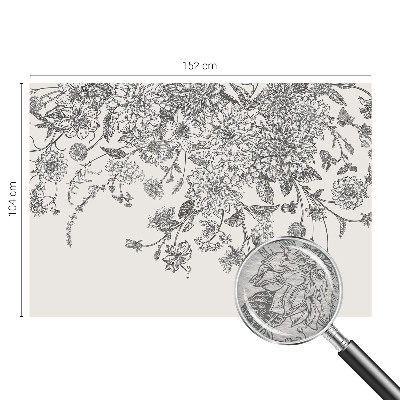 Vliesová tapeta na stenu Kvetinový vzor