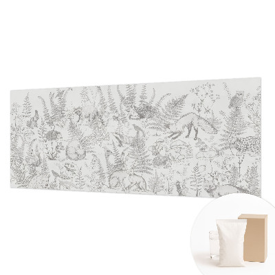 Vliesová fototapeta do spálne Lesné zvieratá