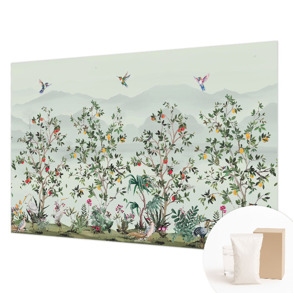 Vliesová fototapeta pre deti Exotické stromy