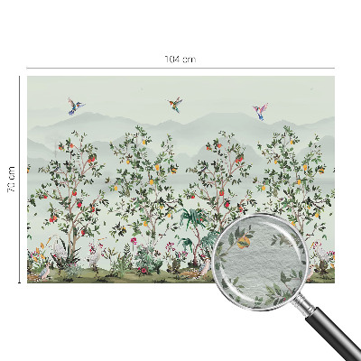 Vliesová fototapeta pre deti Exotické stromy