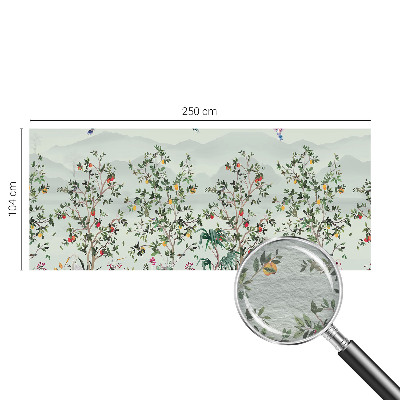 Vliesová fototapeta pre deti Exotické stromy