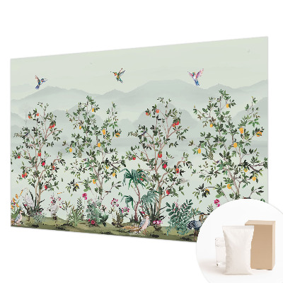 Vliesová fototapeta pre deti Exotické stromy