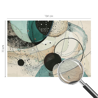 Vliesová fototapeta s potlačou Farebné kruhy