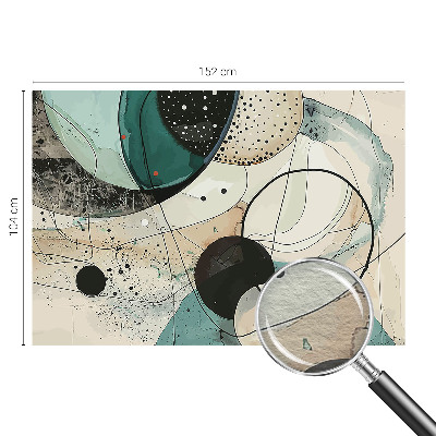 Vliesová fototapeta s potlačou Farebné kruhy