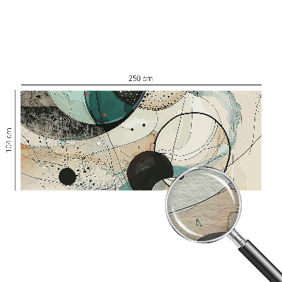 Vliesová fototapeta s potlačou Farebné kruhy