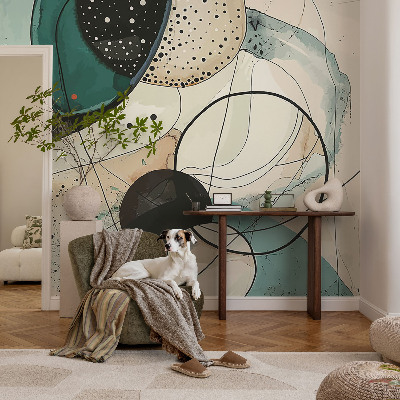 Vliesová fototapeta s potlačou Farebné kruhy