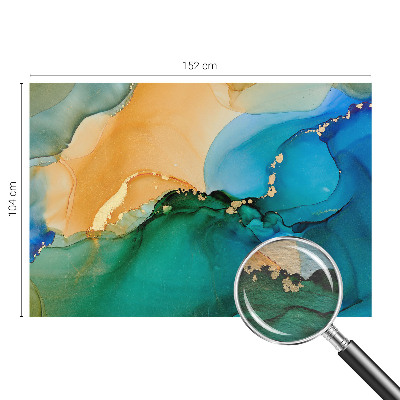 Dekoratívna fototapeta na stenu Farebné vlny