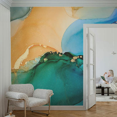 Dekoratívna fototapeta na stenu Farebné vlny