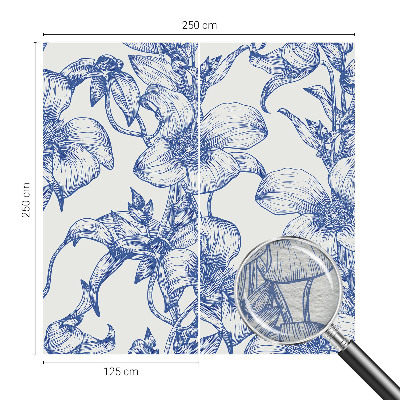 Fototapeta s potlačou na vliese Kvetinové konáre