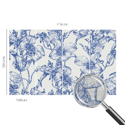 Fototapeta s potlačou na vliese Kvetinové konáre