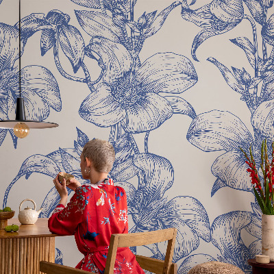 Fototapeta s potlačou na vliese Kvetinové konáre