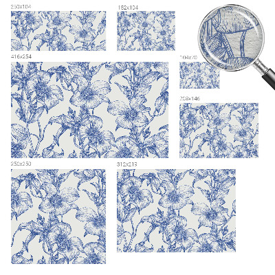 Fototapeta s potlačou na vliese Kvetinové konáre