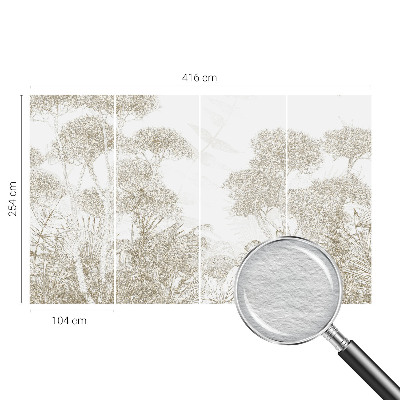 Vliesová tapeta na stenu Tropická vegetácia