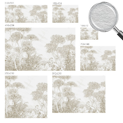 Vliesová tapeta na stenu Tropická vegetácia