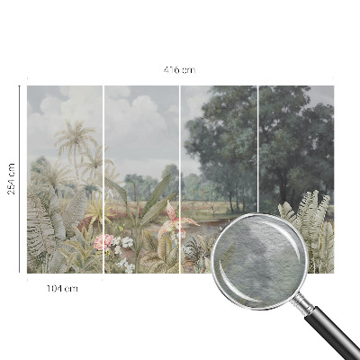 Vliesová fototapeta do obývačky Exotická krajina