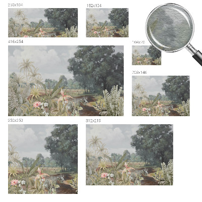 Vliesová fototapeta do obývačky Exotická krajina