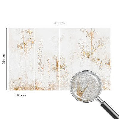 Vliesová fototapeta pre deti Botanická elegancia