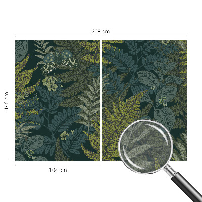 Fototapeta s potlačou na vliese Zelená elegancia