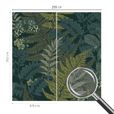 Fototapeta s potlačou na vliese Zelená elegancia