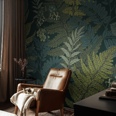 Fototapeta s potlačou na vliese Zelená elegancia