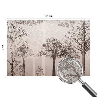 Vliesová fototapeta s potlačou Jemné stromy