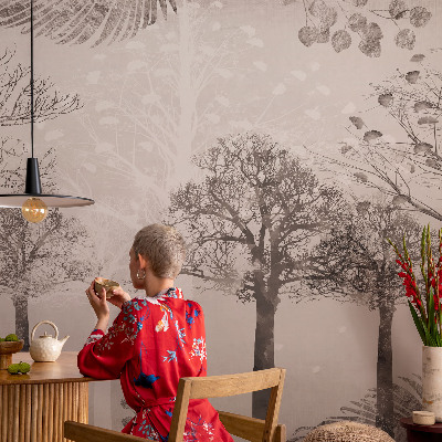 Vliesová fototapeta s potlačou Jemné stromy