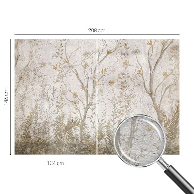 Dekoratívna fototapeta na stenu Lesný kútik