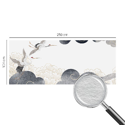 Moderná fototapeta Žeriavy za letu